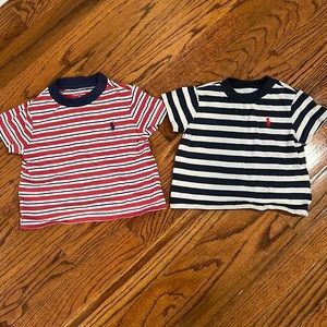Ralph Lauren striped shirts 3 months